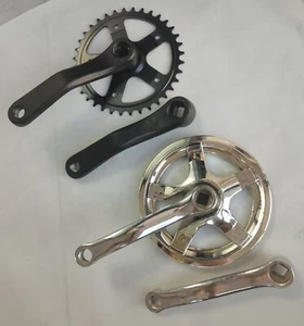 140mm Electric Bike Crank Sets 32/36T Chainring Cranksets - Picture 1 of 6