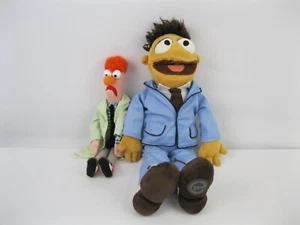 Lotto peluche Muppets becher 12" Walter 17" Disney Store blu tuta laboratorio cappotto cravatta giocattolo - Foto 1 di 17