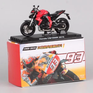 1/24 Scale Mini Honda CB 1000R 2010 Motorcycle Model Toy Bike Acrylic Box Red - Picture 1 of 18