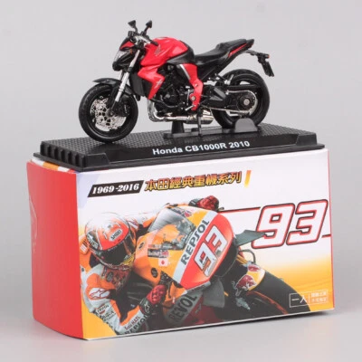 1/24 Scale Mini Honda CB 1000R 2010 Motorcycle Model Toy Bike Acrylic Box Red - Image 1 of 4