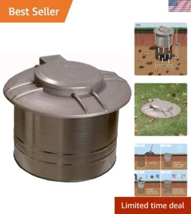 Galvanized Steel Septic Tank Pet Waste Disposal for Effortless Cleanliness - Picture 1 of 6