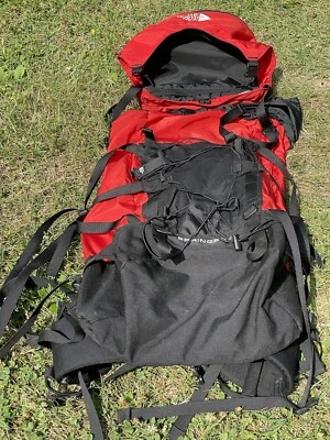 Mochila de Senderismo Springbok Roja Negra The North Face Equipo de Camping Trail Mountain L Foto 1 de 4