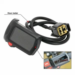 Motorcycle Black Hour Meter For Sur-Ron Light Bee Bike Handlebar Speed# - Picture 1 of 10