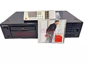 Reproductor de CD de discos compactos Sony CDP-711 HiFi separado vintage retro coleccionable negro - Imagen 1 de 24