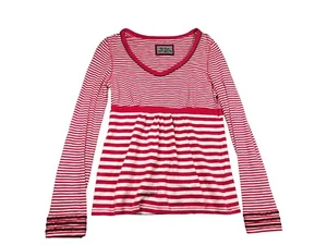 Top BODEN a righe Peplum a maniche lunghe taglia 6 US - Foto 1 di 7