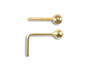 Stud A Palla In Oro Giallo 9Ct 2Mm - Foto 1 di 1