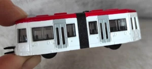 model tram collection Toy Action Figure plastic mini kit red white vintage retro - Picture 1 of 4