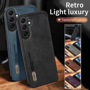 Funda protectora de cuero magnética a prueba de golpes para Samsung S24 Ultra S23 FE S22 S25 Plus - Imagen 1 de 24