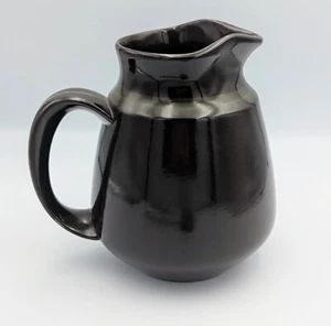 Vintage Franciscan Madeira Pitcher Brown Green Band One Quart 1967 USA Cali - Picture 1 of 4