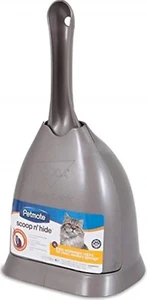 Petmate Scoop N' Hide Scoop Lettiera per Gatti con Porta Lettiera Discreto, Spazzola - Foto 1 di 4