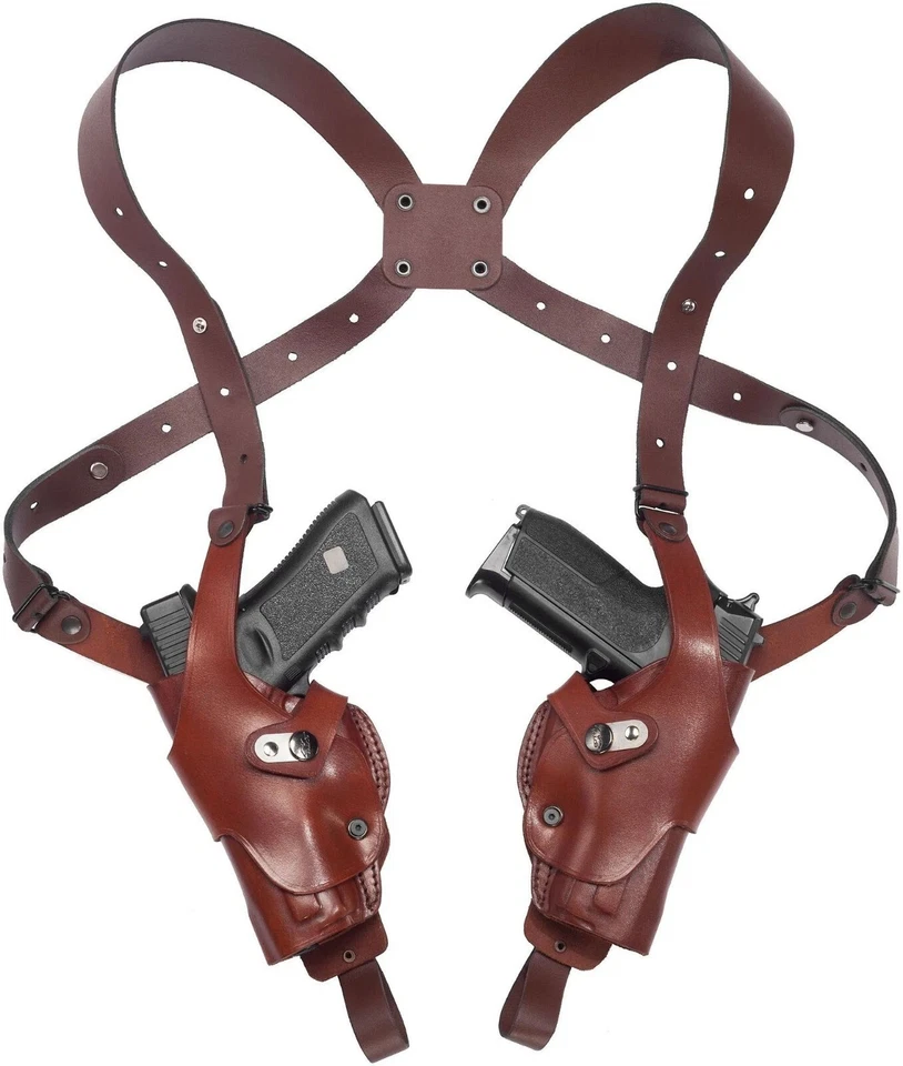 Custom Leather Shoulder, Chest Holster, Holsters For Revolvers - Image 1 of 4