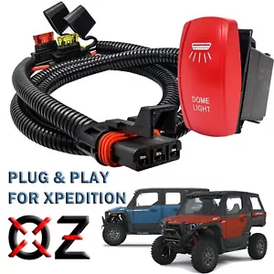 Pulse Busbar Plug Wire Harness + DOME Light On/Off Red Rocker Switch XPEDITION - Picture 1 of 6