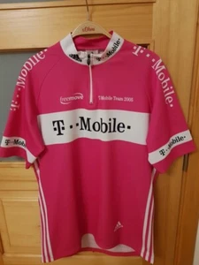 2005 T-Mobile Team, men's cycling shirt by Adidas, Size XL (44/46) - Picture 1 of 6