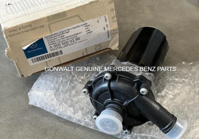 Mercedes Benz SLK C SL S G 2002-2020 Engine Auxiliary Water Pump OE 0005000386 - Image 1 of 3