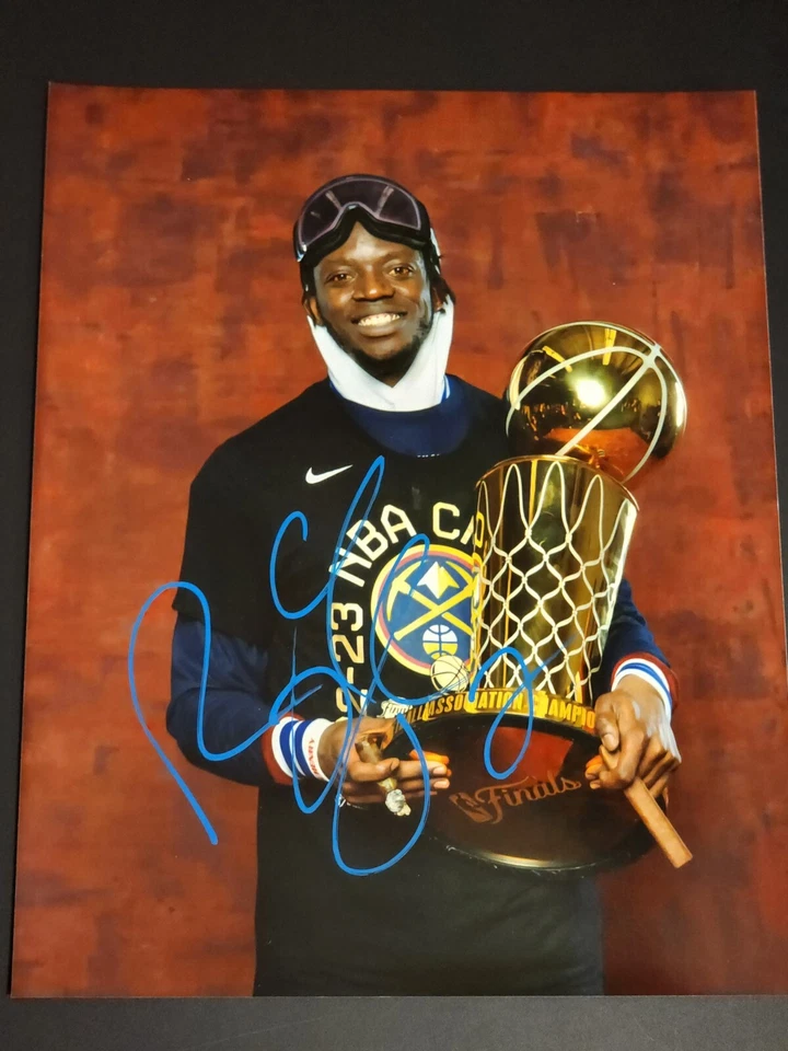 Реджи Джексон подписанный 8 x 10 Denver Nuggets чемпион НБА 2023 🏆 - Изображение 1 из 1