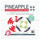 2 Pack It's Sew Emma Quilt Block Foundation Paper-12" Pineapple ISE755