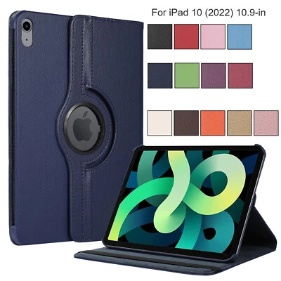 Case for iPad 10th Generation 360 Rotating Smart Magnetic Cover Stand 10.9 2022 - Image 1 of 4