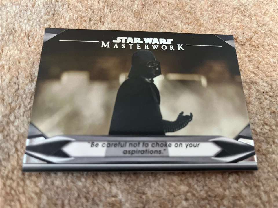 2021 Star Wars Masterwork: Welcome To The Dark Side Insert Card (WDS-6) - Image 1 of 1