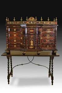 Cabinet. Tortoiseshell, bronze, etc. Italy, 17th century and later.