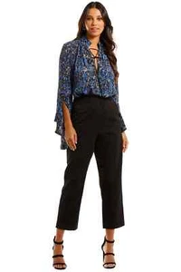 PASDUCHAS Camille Trouser in Black High Waist Size 8 AU WITH DEFECTS - Picture 1 of 11