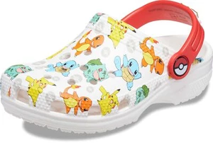 Crocs Unisex-Child Pikachu Classic Pokemon Clog K WHI/MLTI 3 Little Kid - Picture 1 of 6