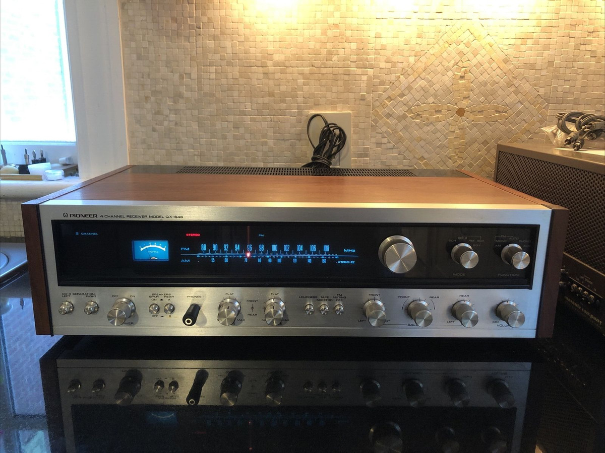 ☆PIONEER 4CHANNEL その上 STEREO RECEIVER F-100