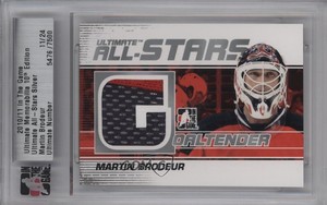 2010 ITG Ultimate Memorabilia 10th Edition All-Stars Silver /24 Martin Brodeur