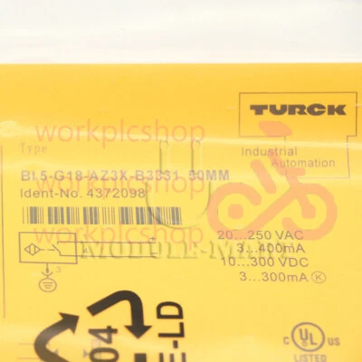 1PCS NEW TURCK BI 5-G18-AZ3X-B3331 20-250VAC sealed package - Image 1 of 3