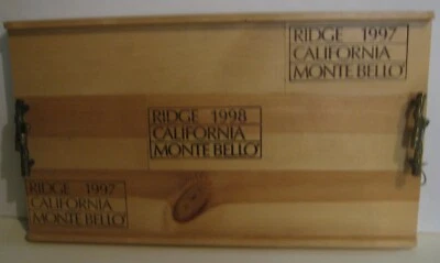 Bandeja para servir Ridge Monte Bello única en su tipo - Caja de vino Foto 1 de 4