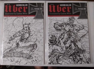 UBER by Kieron Gillen 1 & 2 Ltd Ed. Sketch Variants Retailers Bonus Avatar Comic - Picture 1 of 5