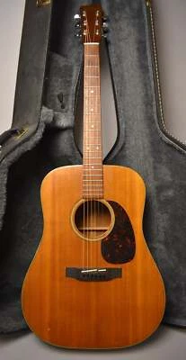 1966 Martin D-18 Dreadnought Acoustic Guitar Natural w/HSC - Image 1 of 4