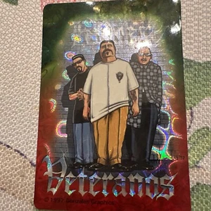 1997 Gonzales Grafik Homies Vending Sticker Cali Chicano Kunst "Veteranen" - Bild 1 von 8