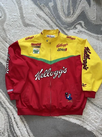 Vintage Terry Labonte Kellogg’s Racing Jacket  Tony Tiger Chase Authentics XXL Cover