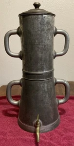 Vintage Galvanized Coffee Maker Large Size 22 X 13 X 12” Original & Good Conditi - Picture 1 of 7