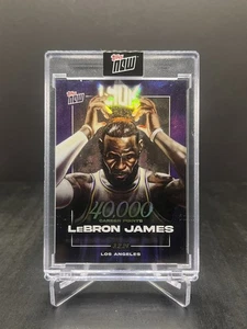 2024 Topps Now Basketball LeBron James 40.000 Career Points (3.2.24) #LJ-40K - Bild 1 von 2