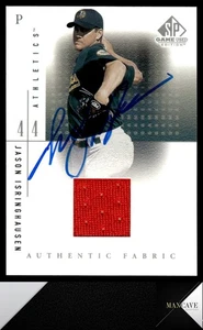 Gioco SP 2001 Edizione Usato #JI Jason Isringhausen Auto Firmato IP Tessuto Autentico - Foto 1 di 2