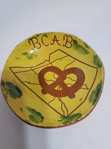 Plato de cerámica Breininger Redware de 5" 1994 Berks Co. Association of Boroughs PA - Imagen 1 de 7
