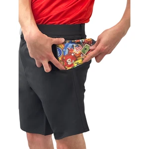 Mens Golf Shorts 8" Printed Designer Pockets Quick Dry Stretch Elastic Waist - Picture 1 of 55