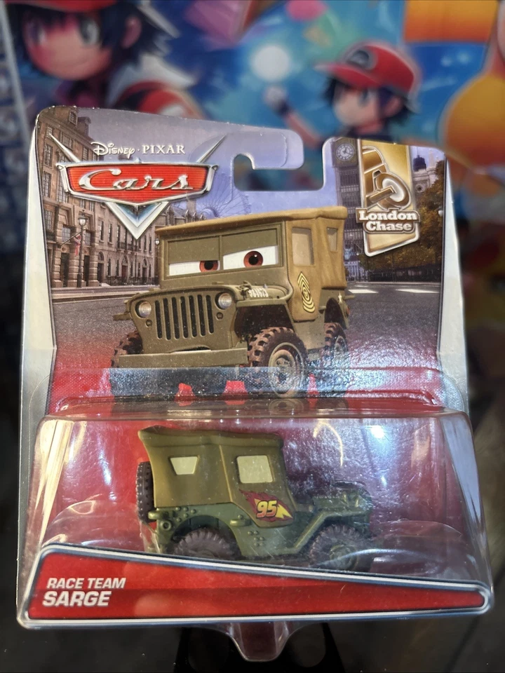 Mattel Disney Pixar Cars Race Team Sarge London Chase 2016 Foto 1 de 4