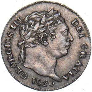 1820 Maundy Penny - George III British Silver Coin - Very Nice - Picture 1 of 2
