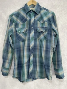 Rustler Western Men’s Shirt Long Sleeve Snap Close Size Small #265 - Picture 1 of 6