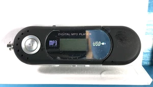 Lettore digitale MP3 unità musicale e flash USB 128 MB nero e argento - Foto 1 di 5