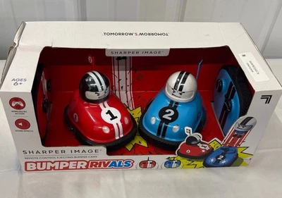 NEW Sharper Image Road Rage Speed Bumpers Remote Control Ejecting Bumper Cars - Image 1 of 3
