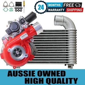 GEN1 High Flow Turbo Charger+64mm Intercooler For Toyota Commuter 1KD-FTV 3.0L - Picture 1 of 11
