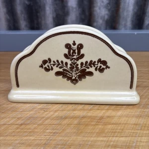 VTG Pfaltzgraff Village Stoneware Ceramic Table Napkin Holder Dinnerware Decor - Picture 1 of 8