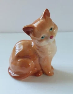 Vintage Royal Doulton Ginger Cat sitting Figurine,excellent condition - Picture 1 of 6