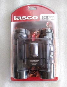 Tasco Essentials 10X25 Compact Binoculars Fully Coated Optics Rubber Armor 168RB - Picture 1 of 2
