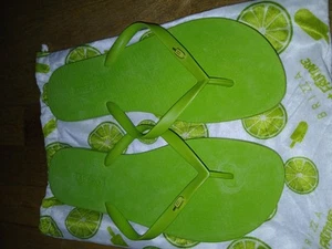 Infradito Arezzo verde lime taglia 10,5 con sacchetto antipolvere lime - Foto 1 di 2