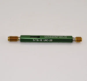 5/16-18 UNC-2B Thread Plug gage - GO NO/GO -  .312 ~ 18 ~ Greenfield - Picture 1 of 1