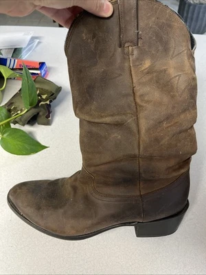 Botas vaqueras occidentales de cuero marrón Durango 11EE. Muy bonito y cómodo. Foto 1 de 4